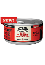 ACANA Premium Pâté, Beef, Chicken & Tuna Recipe